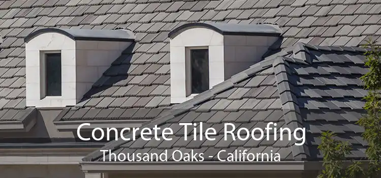 Concrete Tile Roofing Thousand Oaks - California